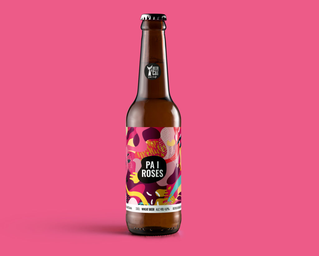 pa i roses beercat disculpi studio disseny grafic vilafranca penedes craftbeer 1024x822 - BEERCAT. Disseny d'etiquetes de cervesa des de Vilafranca del Penedès.
