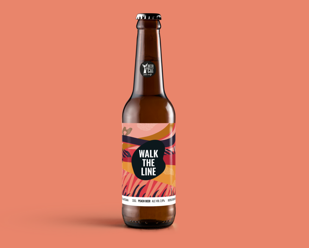 walk the line disculpi design label beer 1024x822 - BEERCAT. Disseny d'etiquetes de cervesa des de Vilafranca del Penedès.